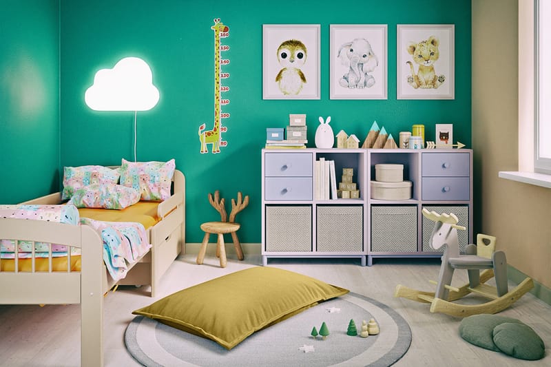 Arvinder Sittpuff 30 cm - Gul - Möbler - Vardagsrum - Stolar & sittmöbler - Sittpuff