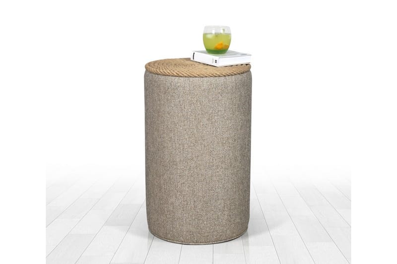 BACKUS Sittpuff 31 cm Mörkbeige - Möbler - Vardagsrum - Stolar & sittmöbler - Sittpuff