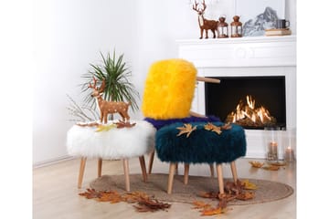 Baddeck Sittpuff 50 cm - Vit - Möbler - Vardagsrum - Stolar & sittmöbler - Sittpuff