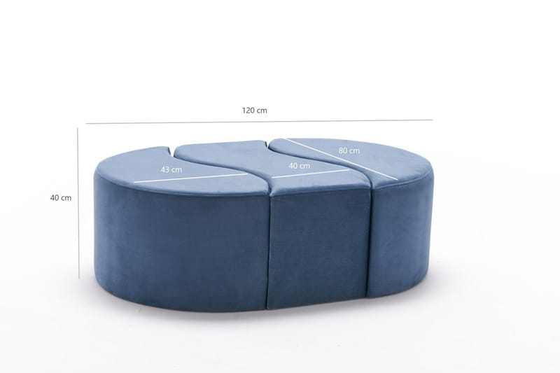 BANBAN Sittpuff Blå - Möbler - Vardagsrum - Stolar & sittmöbler - Sittpuff
