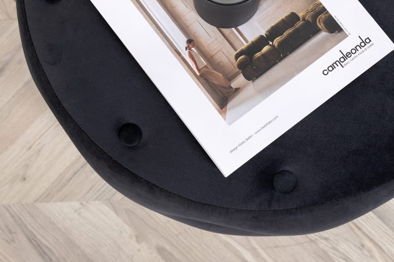 Benjamin Sittpuff - Svart - Möbler - Vardagsrum - Stolar & sittmöbler - Sittpuff