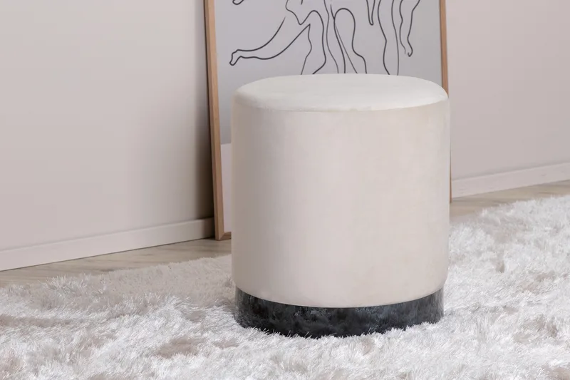 Benji Sittpuff - Beige - Möbler - Vardagsrum - Stolar & sittmöbler - Sittpuff