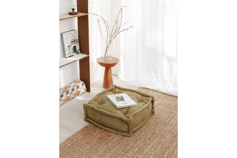 Biskuvi Sittpuff 55 cm - Khaki - Möbler - Vardagsrum - Stolar & sittmöbler - Sittpuff