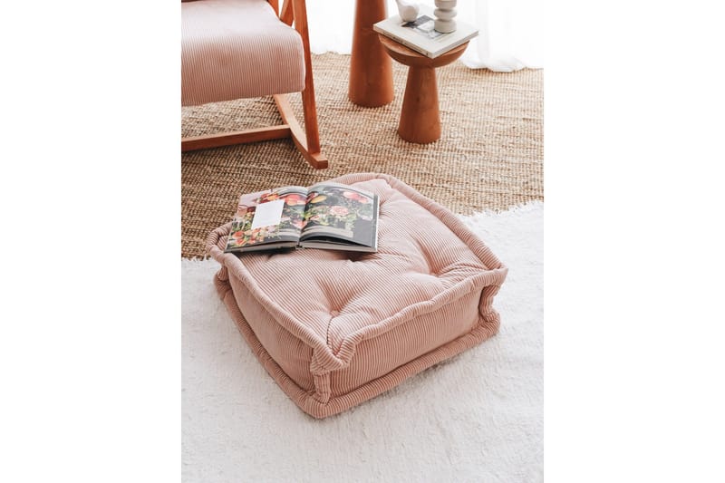 Biskuvi Sittpuff 55 cm - Rosa - Möbler - Vardagsrum - Stolar & sittmöbler - Sittpuff