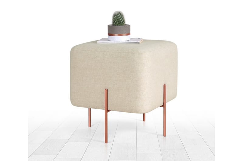 Borden Sittpuff 40 cm Beige - Möbler - Vardagsrum - Stolar & sittmöbler - Sittpuff