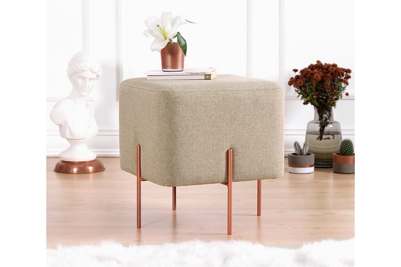 Borden Sittpuff 40 cm Brun - Möbler - Vardagsrum - Stolar & sittmöbler - Sittpuff