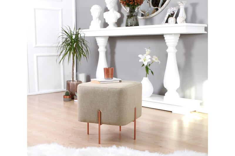 Borden Sittpuff 40 cm Brun - Möbler - Vardagsrum - Stolar & sittmöbler - Sittpuff