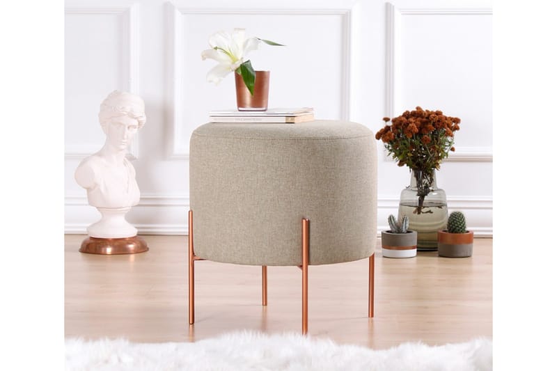 Borden Sittpuff 40 cm Brun - Möbler - Vardagsrum - Stolar & sittmöbler - Sittpuff