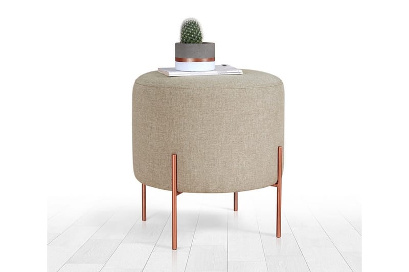 Borden Sittpuff 40 cm Brun - Möbler - Vardagsrum - Stolar & sittmöbler - Sittpuff