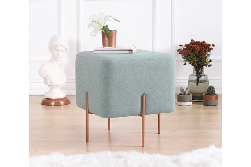Borden Sittpuff 40 cm Havsgrön - Möbler - Vardagsrum - Stolar & sittmöbler - Sittpuff
