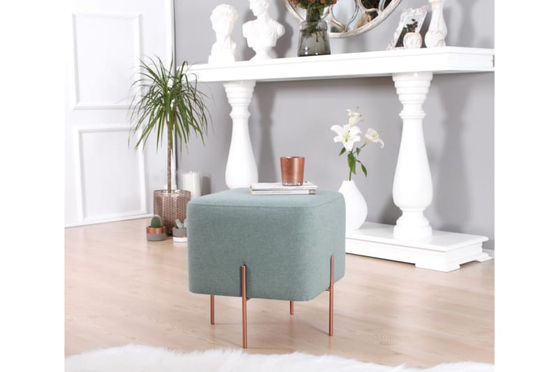 Borden Sittpuff 40 cm Havsgrön - Möbler - Vardagsrum - Stolar & sittmöbler - Sittpuff