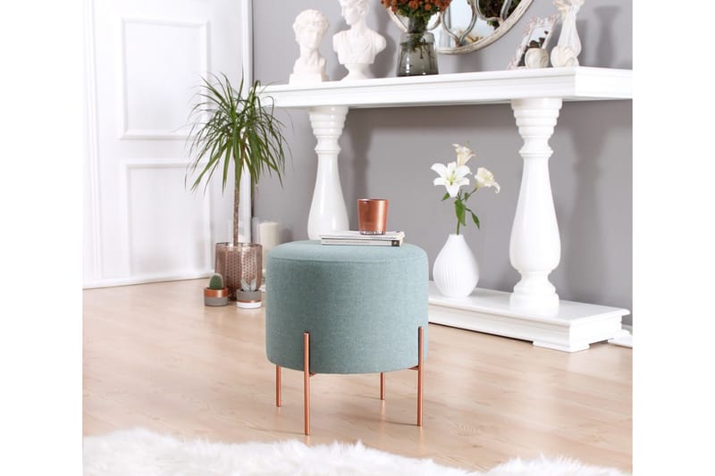 Borden Sittpuff 40 cm Havsgrön - Möbler - Vardagsrum - Stolar & sittmöbler - Sittpuff