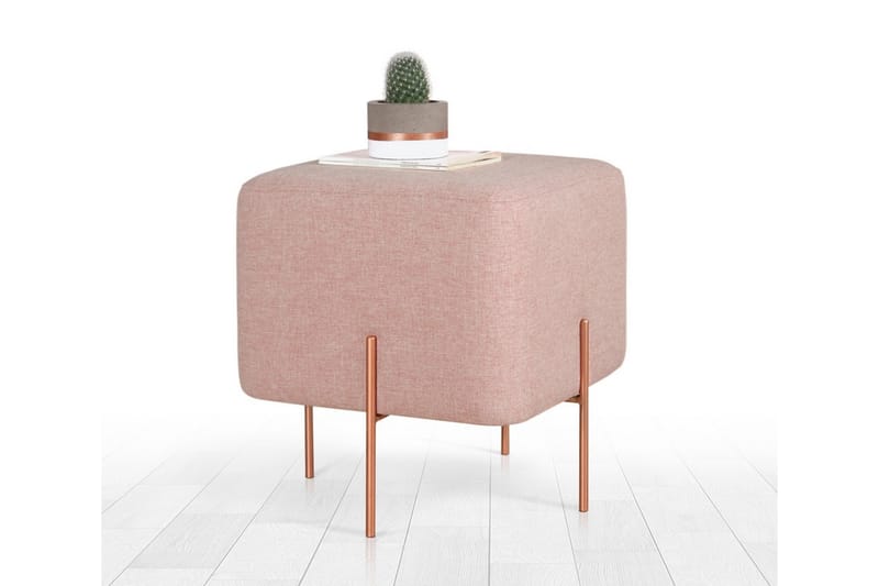 Borden Sittpuff 40 cm Rosa - Möbler - Vardagsrum - Stolar & sittmöbler - Sittpuff