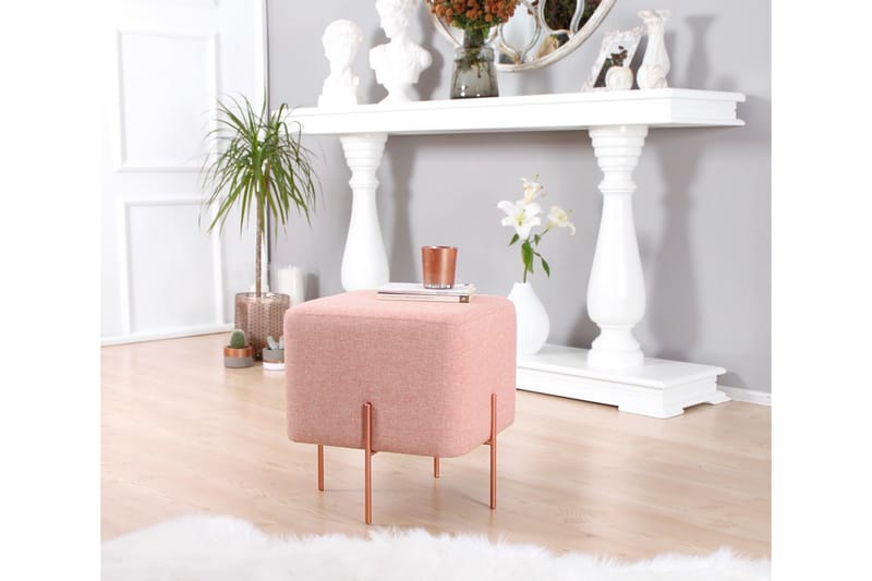 Borden Sittpuff 40 cm Rosa - Möbler - Vardagsrum - Stolar & sittmöbler - Sittpuff