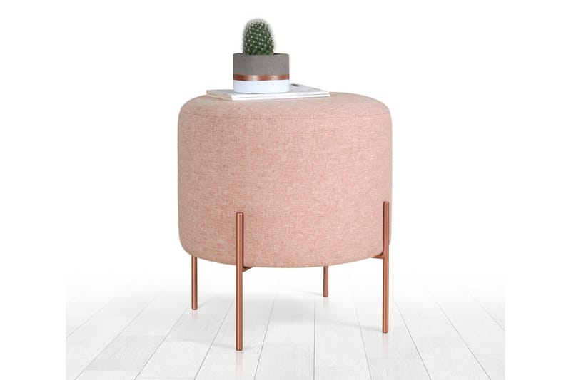 Borden Sittpuff 40 cm Rosa - Möbler - Vardagsrum - Stolar & sittmöbler - Sittpuff