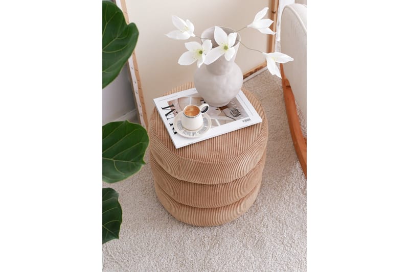 Boum Sittpuff 40 cm - Camel - Möbler - Vardagsrum - Stolar & sittmöbler - Sittpuff