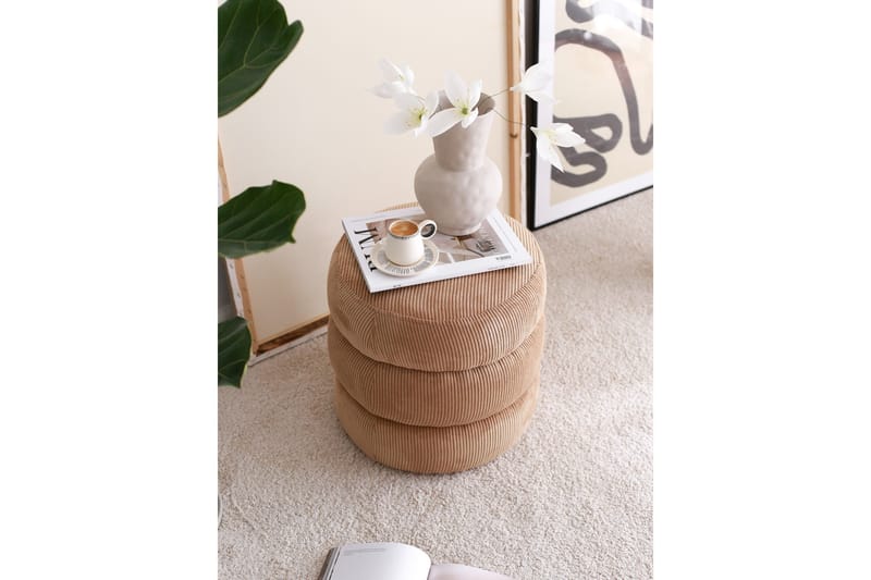 Boum Sittpuff 40 cm - Camel - Möbler - Vardagsrum - Stolar & sittmöbler - Sittpuff