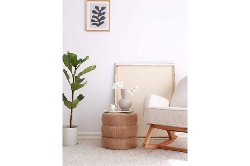 Boum Sittpuff 40 cm Camel - Möbler - Vardagsrum - Stolar & sittmöbler - Sittpuff
