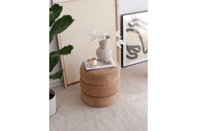 Boum Sittpuff 40 cm Camel - Möbler - Vardagsrum - Stolar & sittmöbler - Sittpuff
