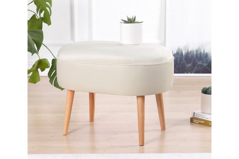 Bowie Sittpuff 63 cm - Beige - Möbler - Vardagsrum - Stolar & sittmöbler - Sittpuff