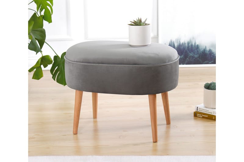 Bowie Sittpuff 63 cm - Grå - Möbler - Vardagsrum - Stolar & sittmöbler - Sittpuff