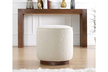 Braintree Sittpuff 42 cm - Vit - Möbler - Vardagsrum - Stolar & sittmöbler - Sittpuff