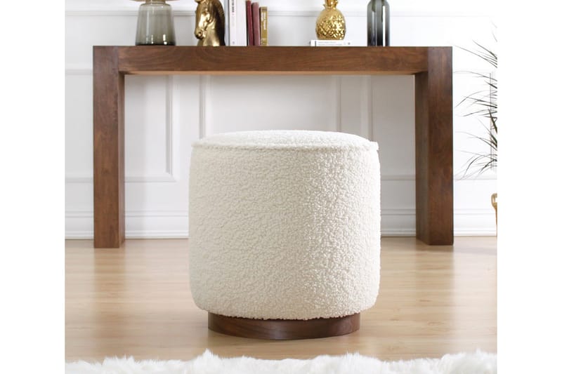 Brakenville Sittpuff 42 cm Vit - Möbler - Vardagsrum - Stolar & sittmöbler - Sittpuff