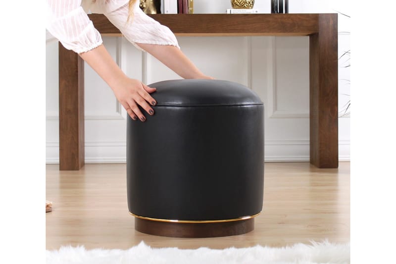 Brockstown Sittpuff 42 cm Antracit - Möbler - Vardagsrum - Stolar & sittmöbler - Sittpuff