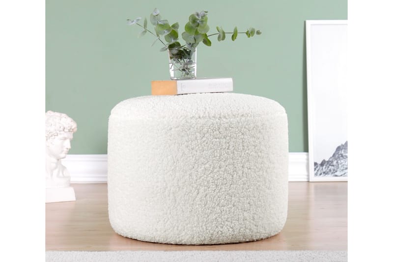 Brocktown Sittpuff 54 cm Vit - Sittpuff