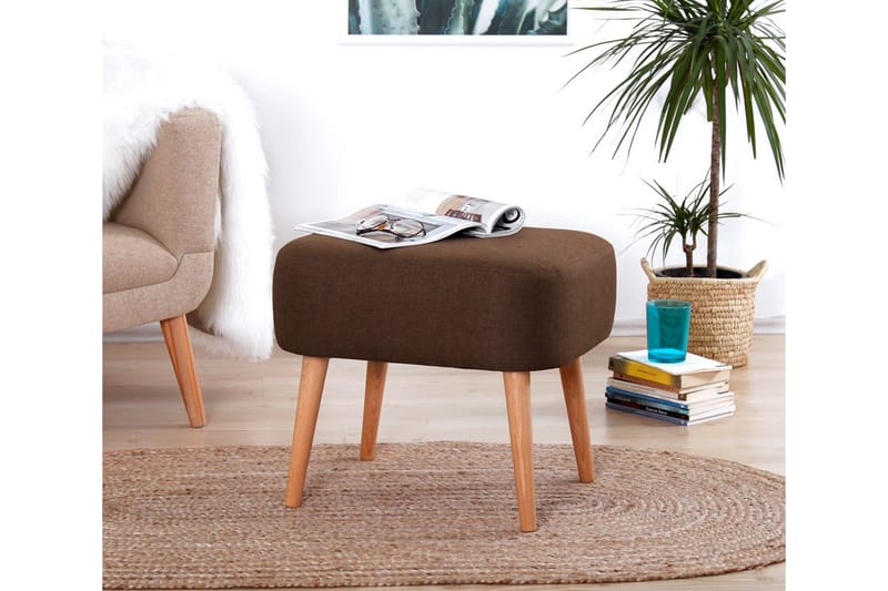 Brokville Sittpuff 50 cm Brun - Möbler - Vardagsrum - Stolar & sittmöbler - Sittpuff