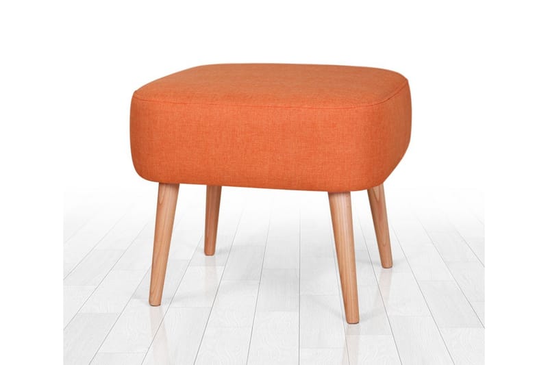 Brokville Sittpuff 50 cm Orange - Sittpuff