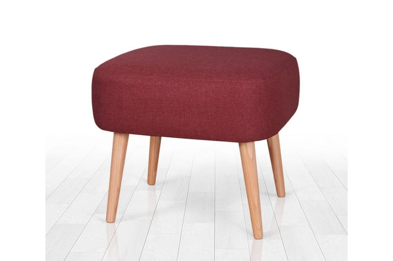 Brokville Sittpuff 50 cm Röd - Möbler - Vardagsrum - Stolar & sittmöbler - Sittpuff