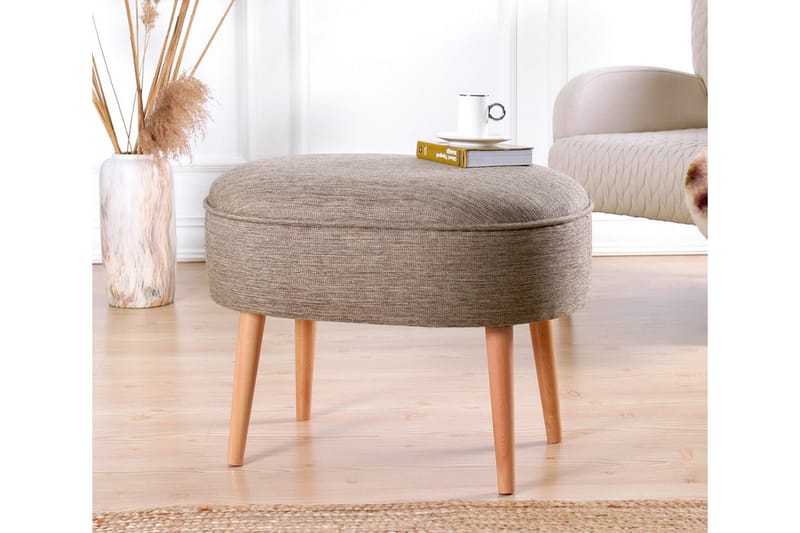 Bronstown Sittpuff 63 cm Brun - Möbler - Vardagsrum - Stolar & sittmöbler - Sittpuff