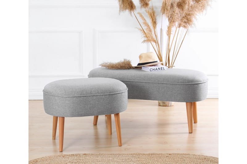 Bronstown Sittpuff 63 cm Grå - Möbler - Vardagsrum - Stolar & sittmöbler - Sittpuff