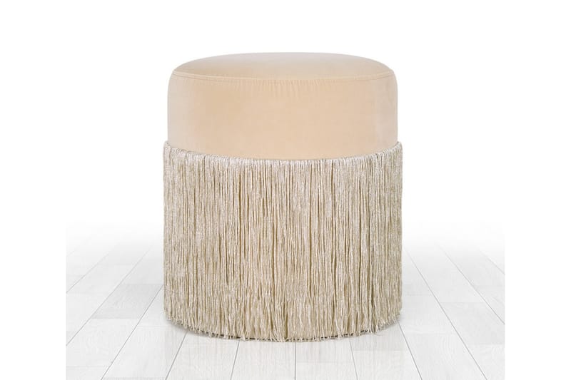Brookestown Sittpuff 40 cm Beige - Möbler - Vardagsrum - Stolar & sittmöbler - Sittpuff