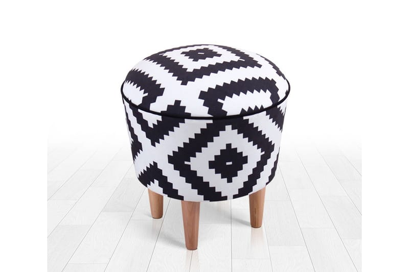 Brooktown Sittpuff 42 cm Svart - Möbler - Vardagsrum - Stolar & sittmöbler - Sittpuff