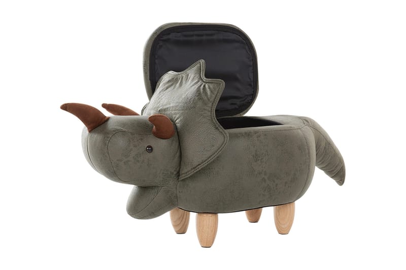BURIANEK Sittpuff med Förvaring Grön - Möbler - Vardagsrum - Stolar & sittmöbler - Sittpuff