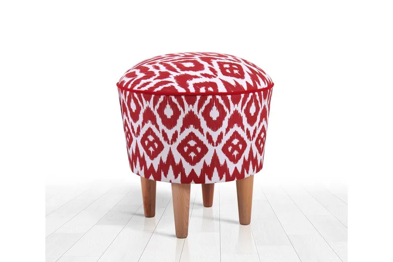 Charlottetown Sittpuff 42 cm - Röd - Möbler - Vardagsrum - Stolar & sittmöbler - Sittpuff