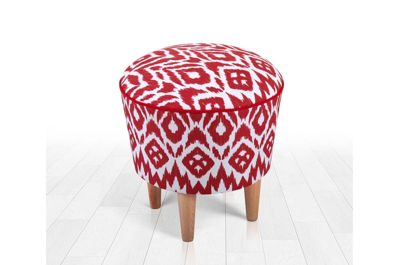 Charlottetown Sittpuff 42 cm - Röd - Möbler - Vardagsrum - Stolar & sittmöbler - Sittpuff
