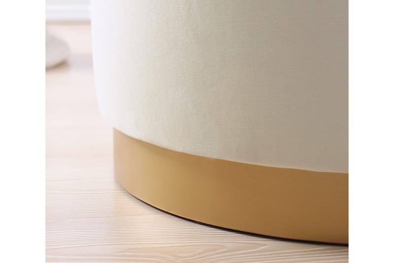 Chuckville Sittpuff 45 cm Beige - Möbler - Vardagsrum - Stolar & sittmöbler - Sittpuff