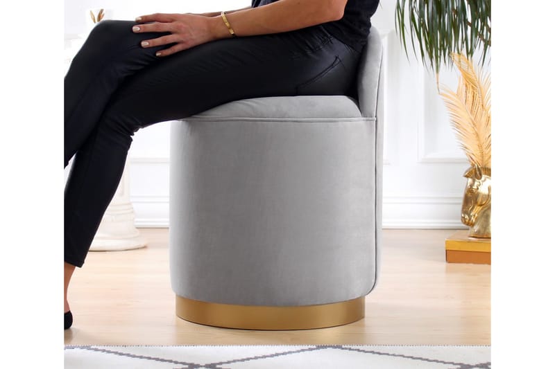 Chuckville Sittpuff 45 cm Grå - Möbler - Vardagsrum - Stolar & sittmöbler - Sittpuff