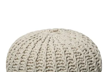 Conrad Ii Sittpuff 50 cm - Beige - Möbler - Vardagsrum - Stolar & sittmöbler - Sittpuff