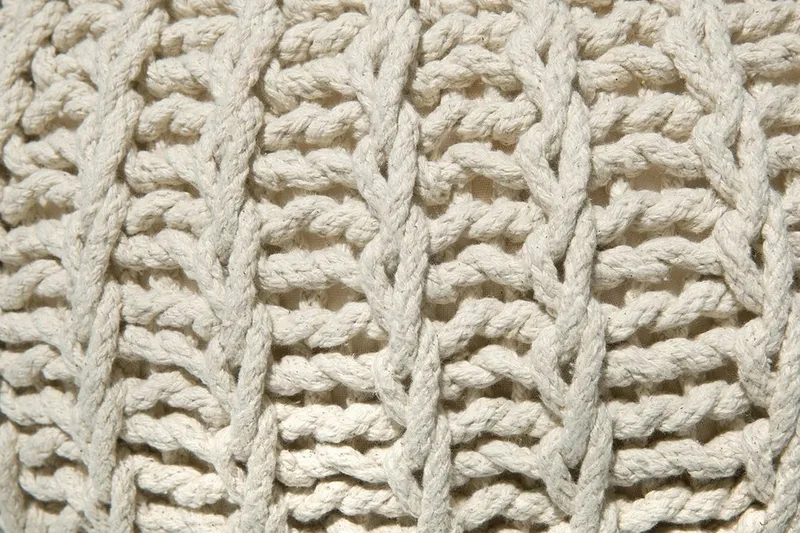 Conrad Ii Sittpuff 50 cm - Beige - Möbler - Vardagsrum - Stolar & sittmöbler - Sittpuff