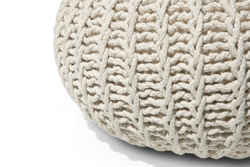 Conrad Ii Sittpuff 50 cm - Beige - Möbler - Vardagsrum - Stolar & sittmöbler - Sittpuff