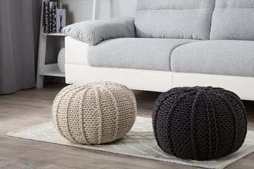 Conrad Ii Sittpuff 50 cm - Grå - Möbler - Vardagsrum - Stolar & sittmöbler - Sittpuff