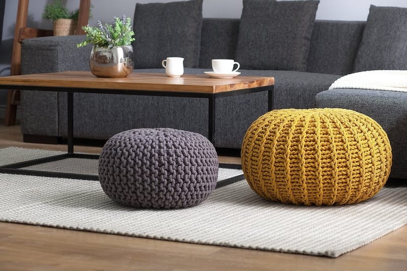 CONRAD II Sittpuff 50 cm - Möbler - Vardagsrum - Stolar & sittmöbler - Sittpuff