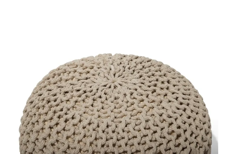 Conrad Sittpuff 40 cm - Beige - Möbler - Vardagsrum - Stolar & sittmöbler - Sittpuff