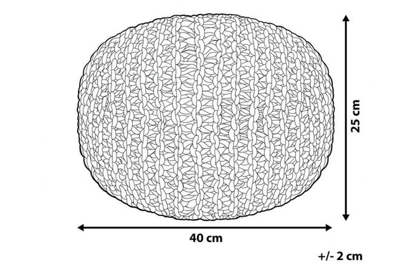 Conrad Sittpuff 40 cm - Grå - Möbler - Vardagsrum - Stolar & sittmöbler - Sittpuff