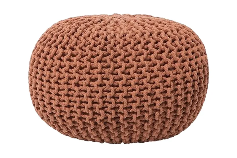 Conrad Sittpuff 50 cm - Brun - Möbler - Vardagsrum - Stolar & sittmöbler - Sittpuff