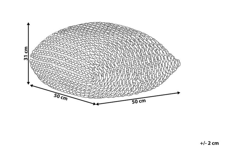 Conrad Sittpuff 50 cm - Gul - Möbler - Vardagsrum - Stolar & sittmöbler - Sittpuff